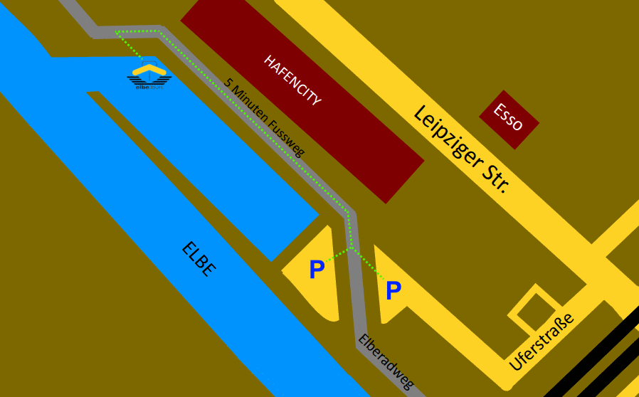 Lageplan Hafen Dresden Neustadt